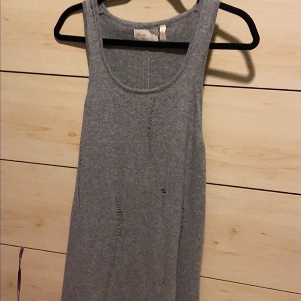 Elizabeth James Cashmere Distressed Tunic
